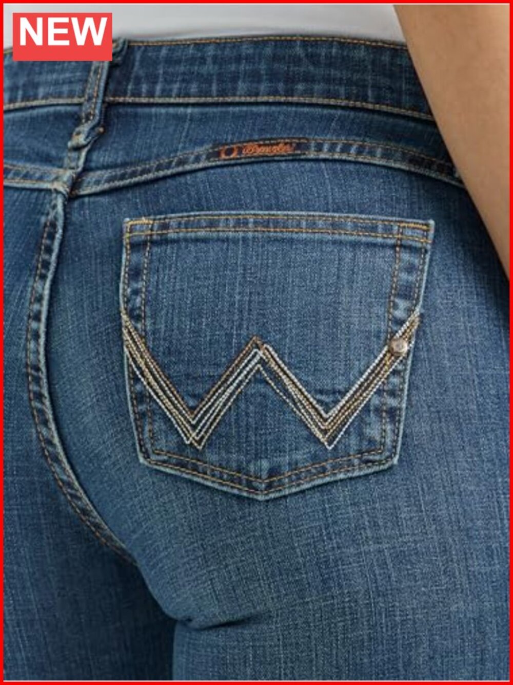Wrangler Q-Baby Mid Rise Boot Cut Ultimate Riding Jean - Picture 3 of 6